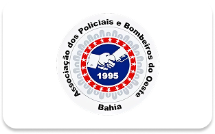 logo da associação de policiais e bombeiros