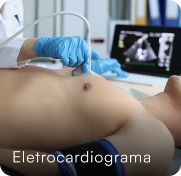 imagem de um eletrocardiograma
